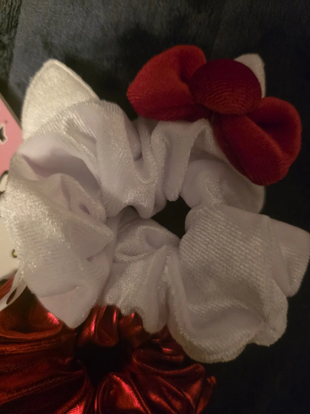 Hello Kitty Scrunchie Set - Red, White, Black